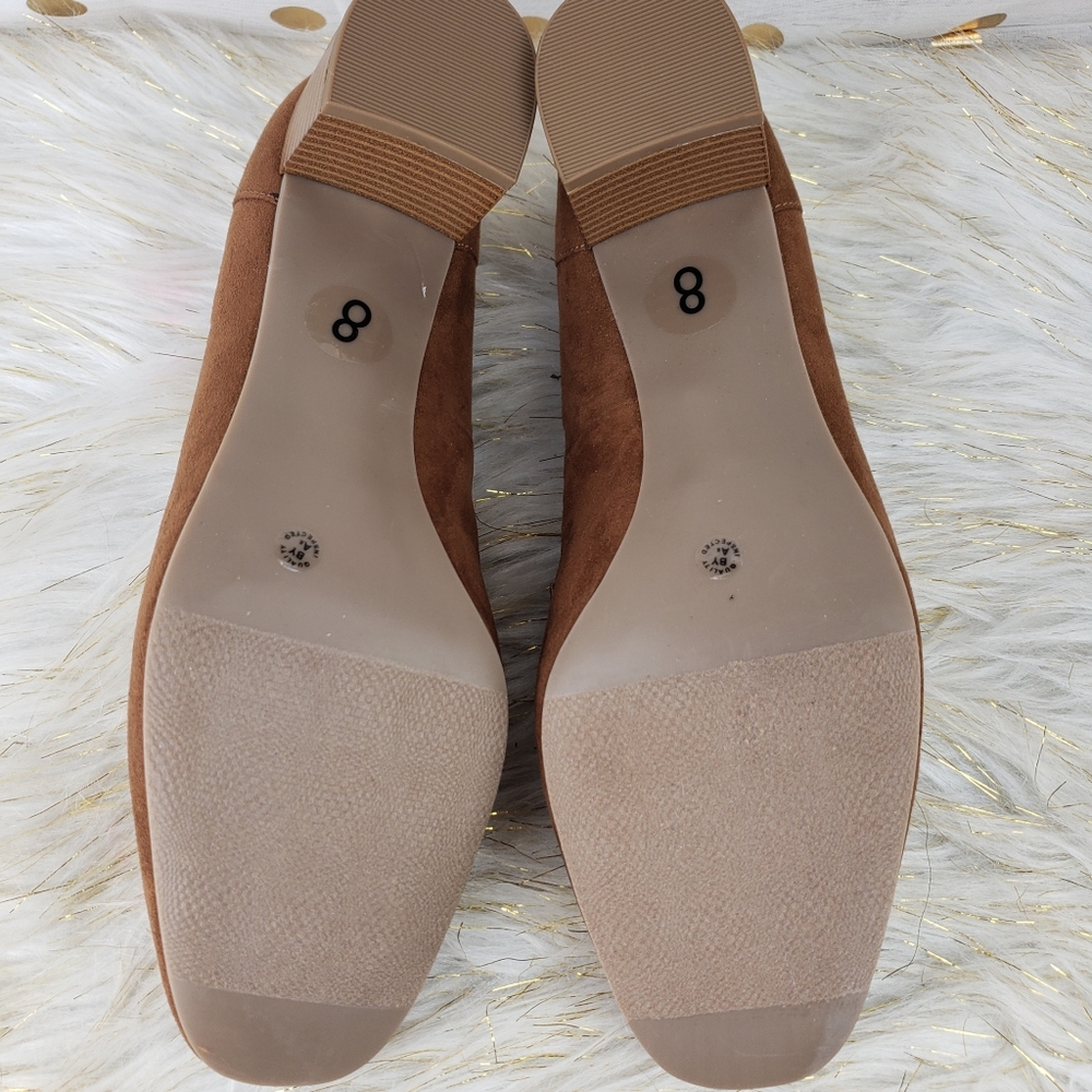 Liz Claiborne Marmara Refined Comfort  Brown Suede Penny Loafers Size 8M - Picture 12 of 12